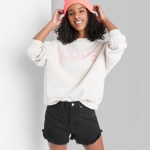 NWT Black Distressed Shorts